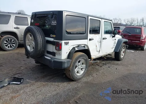 2016 Jeep Wrangler Unlimited Sport из США, поврежденный, VIN 1C4BJWDG1GL205738